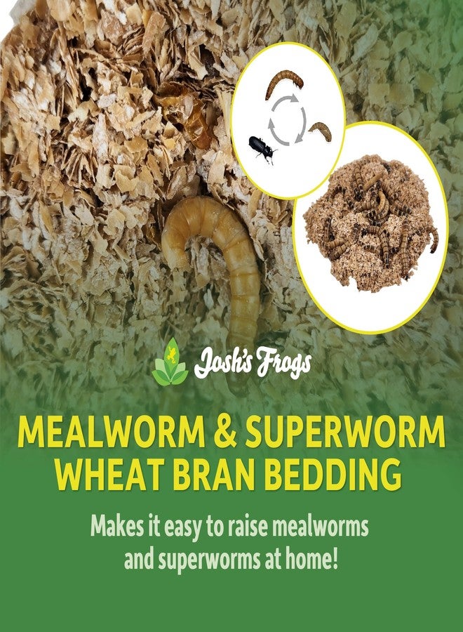 Josh's Frogs Mealworm & Superworm Wheat Bran Bedding and Food Source (5 Quarts) - Image 2